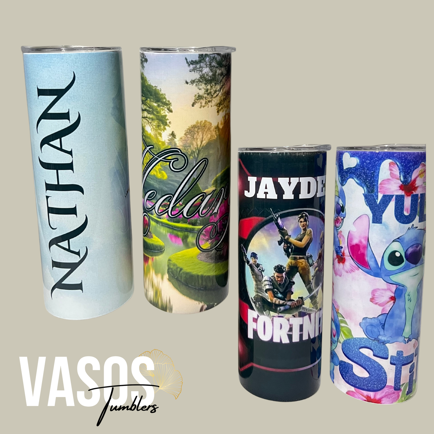 CUSTOMIZED SKINNY TUMBLER