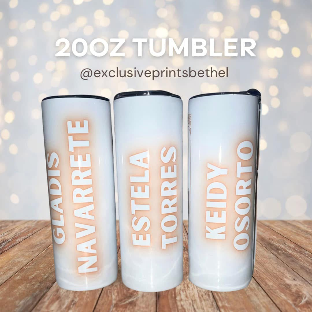 CUSTOMIZED SKINNY TUMBLER