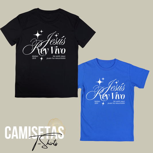 “Jesús Rey Vivo” T-shirt